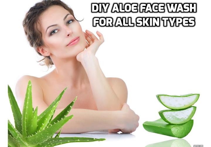 How to Actually Homemake the Best Aloe Face Wash? Washing your face feels good. It wakes you up, makes you feel fresh and clean and ready to face the day, and can help clear up certain skin issues. This particular aloe face wash is quite simple to make at home, and it works well on all types of skin. Read on to find out more.