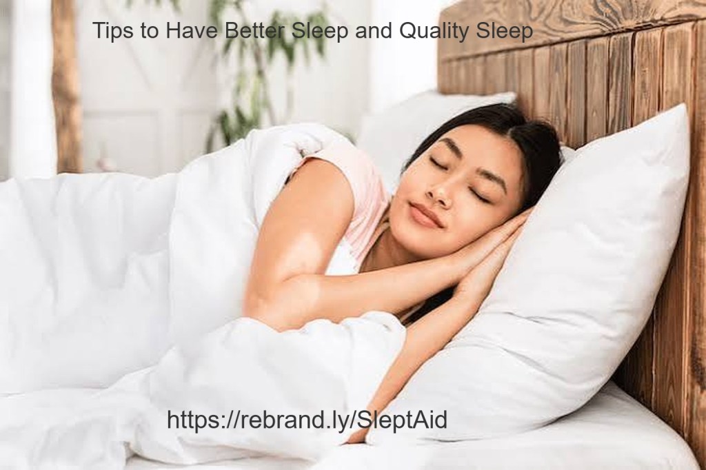 Tips for better sleep and quality sleep — practical strategies for improving your sleep habits