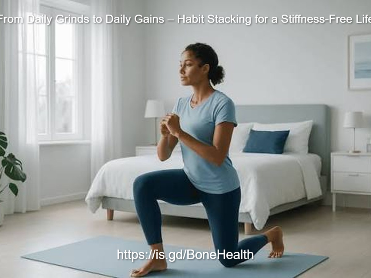 Habit Stacking for Joint Health: A Stiffness-Free&nbsp;Life